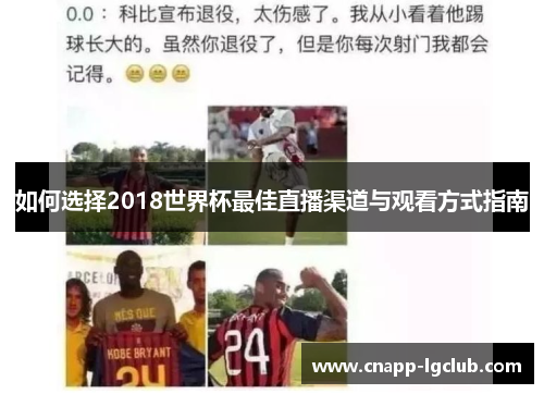 如何选择2018世界杯最佳直播渠道与观看方式指南